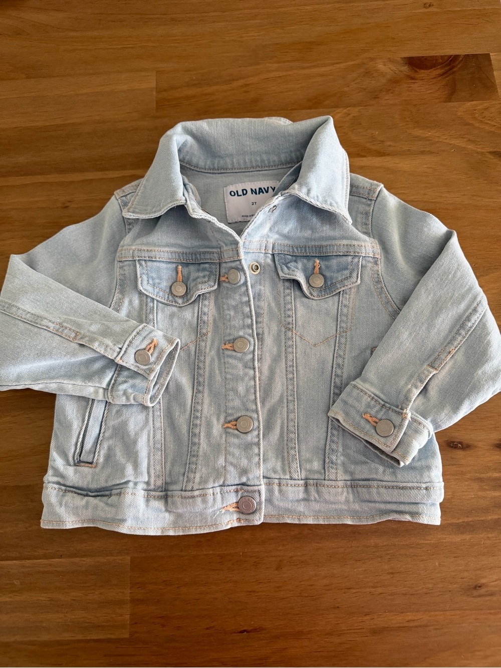 Old Navy Light Wash Denim Jacket for Kids Size 2T